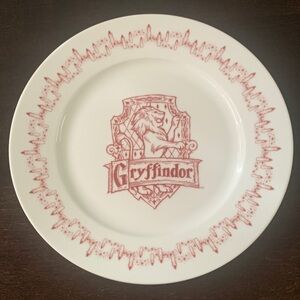 Gryffindor Crest Red and White Dinner Plate